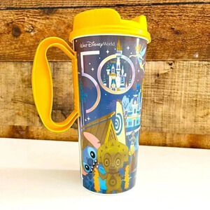Disney Parks Walt Disney World 50th Anniversary Refillable Resort Mug